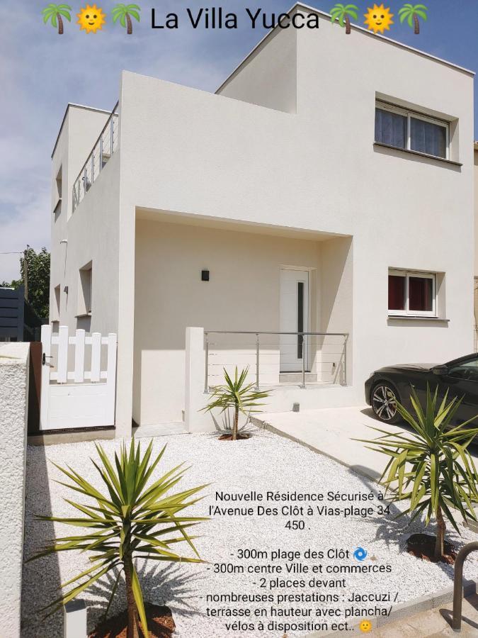La Villa Yucca Vias Plage - 300M Plage Et Centre Extérieur photo